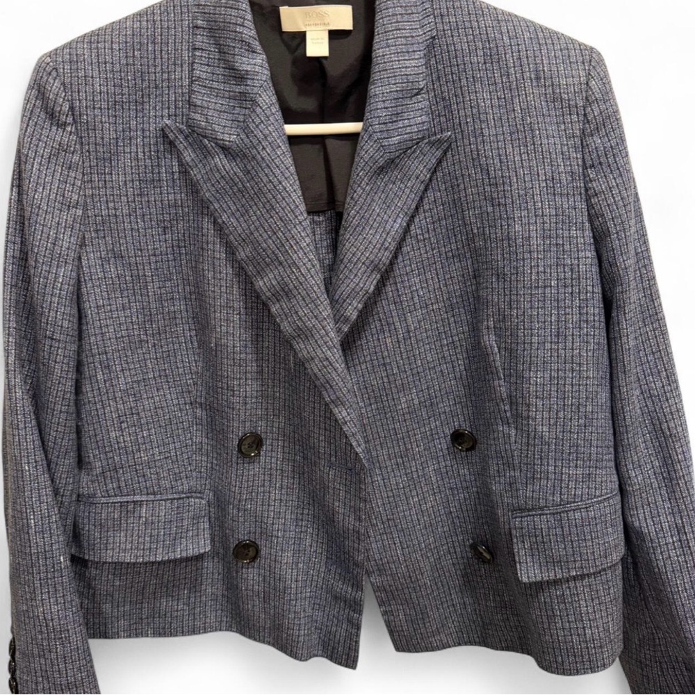 Boss Responsible Label Jacket in Black with White Tag